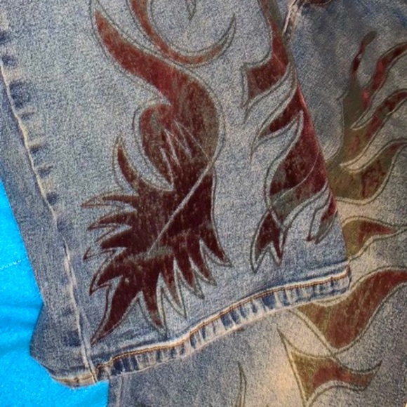 luxury blues Denim - vintage velvet bootcut jeans